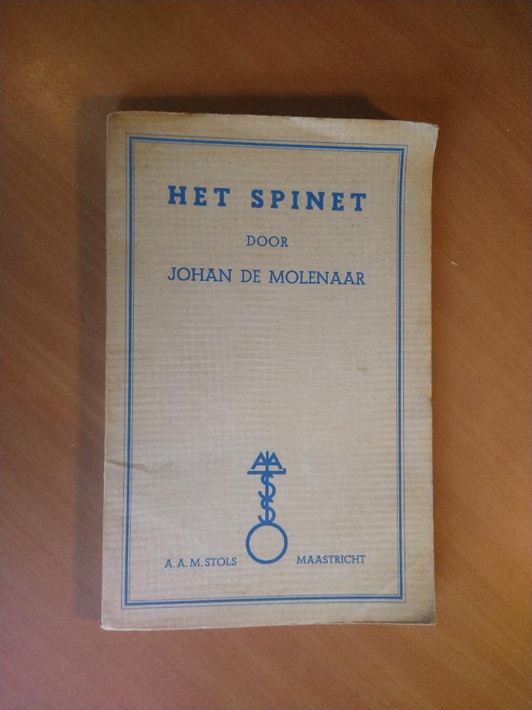 Molenaar, Johan de. Het spinet (genummerd 182/200), Ophalen of Verzenden, Gelezen