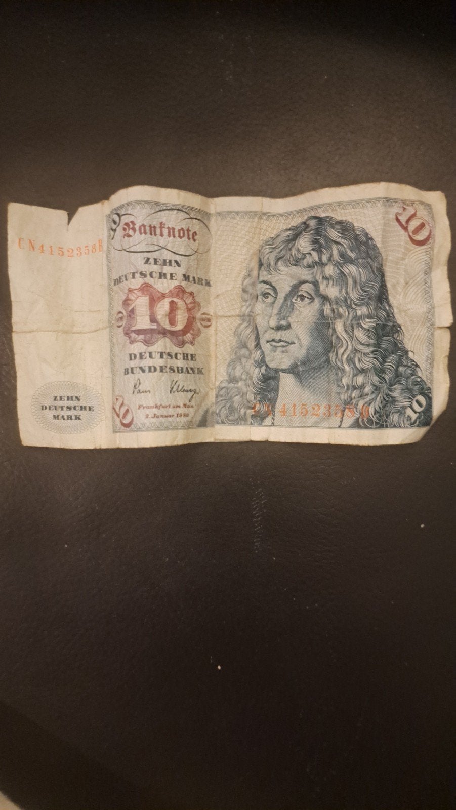 Oud 10 Duitse Mark biljet - Echt en Historisch, Ophalen of Verzenden, Duitsland, 10 euro, Los biljet