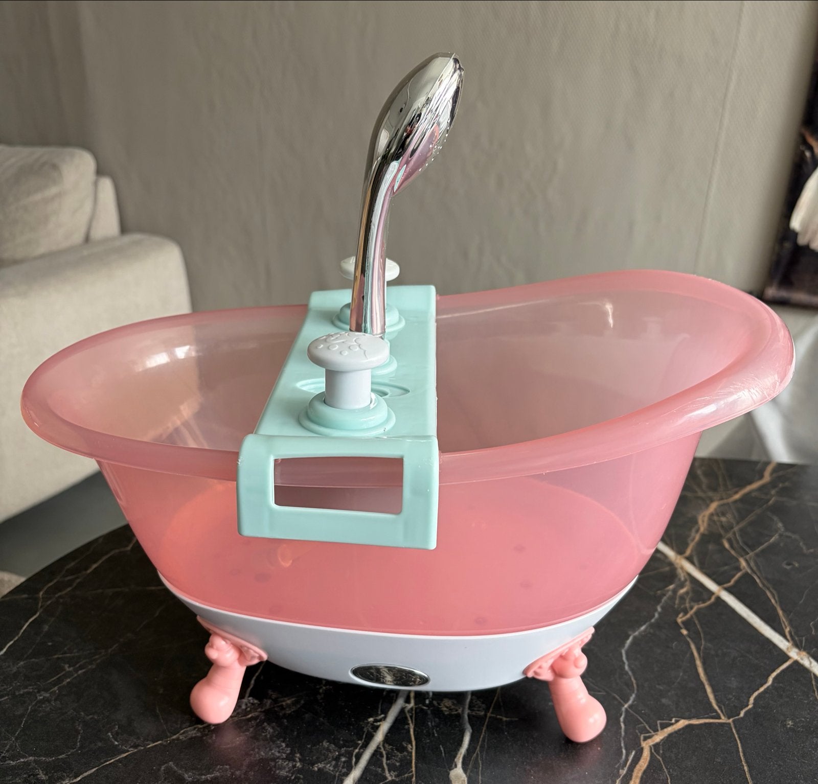 Baby Born Badkuip met werkende douche, Ophalen of Verzenden, Gebruikt, Overige typen, Met licht