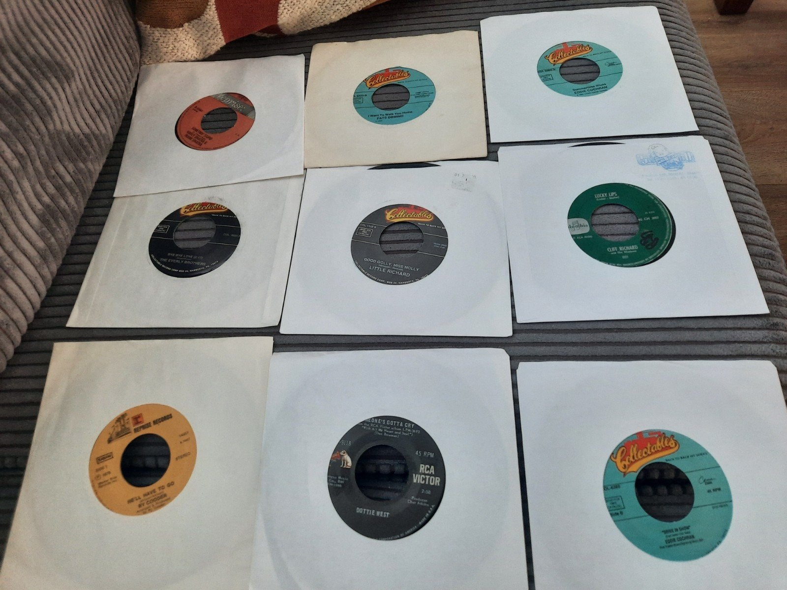 Collectables Vinyl Singles - Eddie Cochran, Cliff Richard, Gebruikt, 7 inch, Single, Ophalen of Verzenden