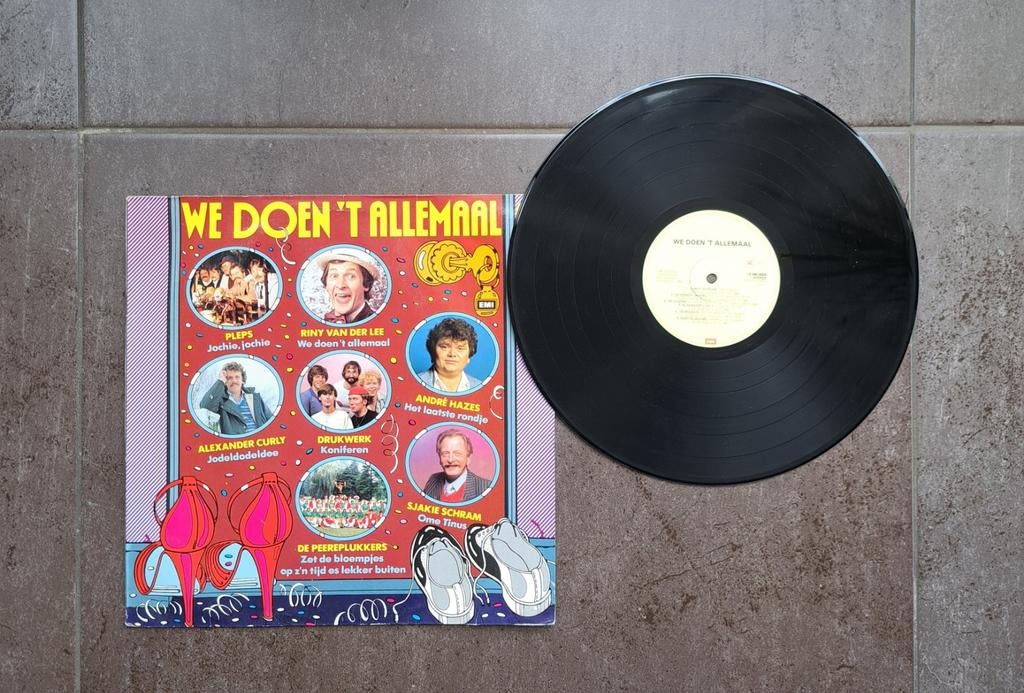 Piraten lp. We doen het allemaal., Verzenden, Gebruikt, 12 inch, Levenslied of Smartlap