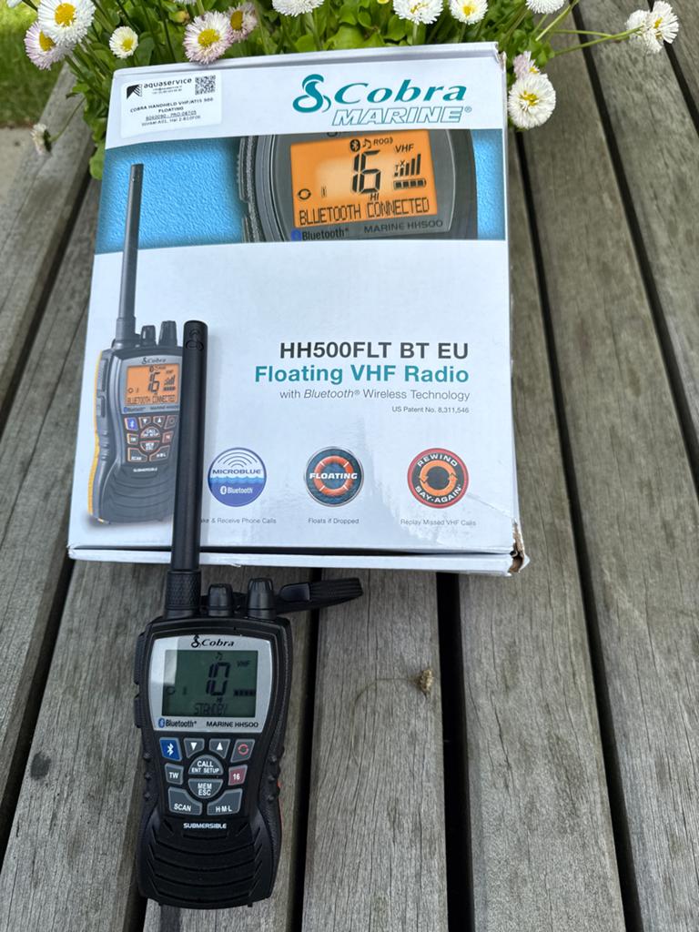 Cobra Marine HH500FLT BT EU Drijvende VHF Marifoon., 5 tot 15 km, Ophalen of Verzenden, Zo goed als nieuw, Portofoon of Walkie-talkie