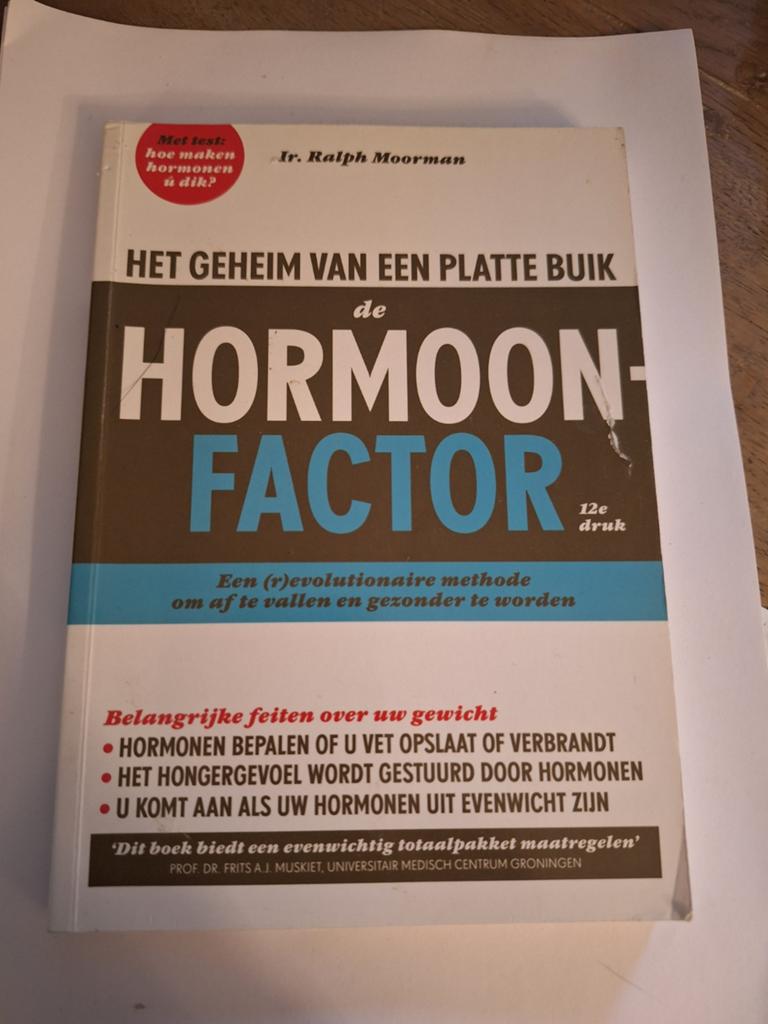 Het Geheim van een Platte Buik: De Hormoonfactor, Boeken, Ophalen of Verzenden, Gelezen, Dieet en Voeding, Ir. Ralph Moorman