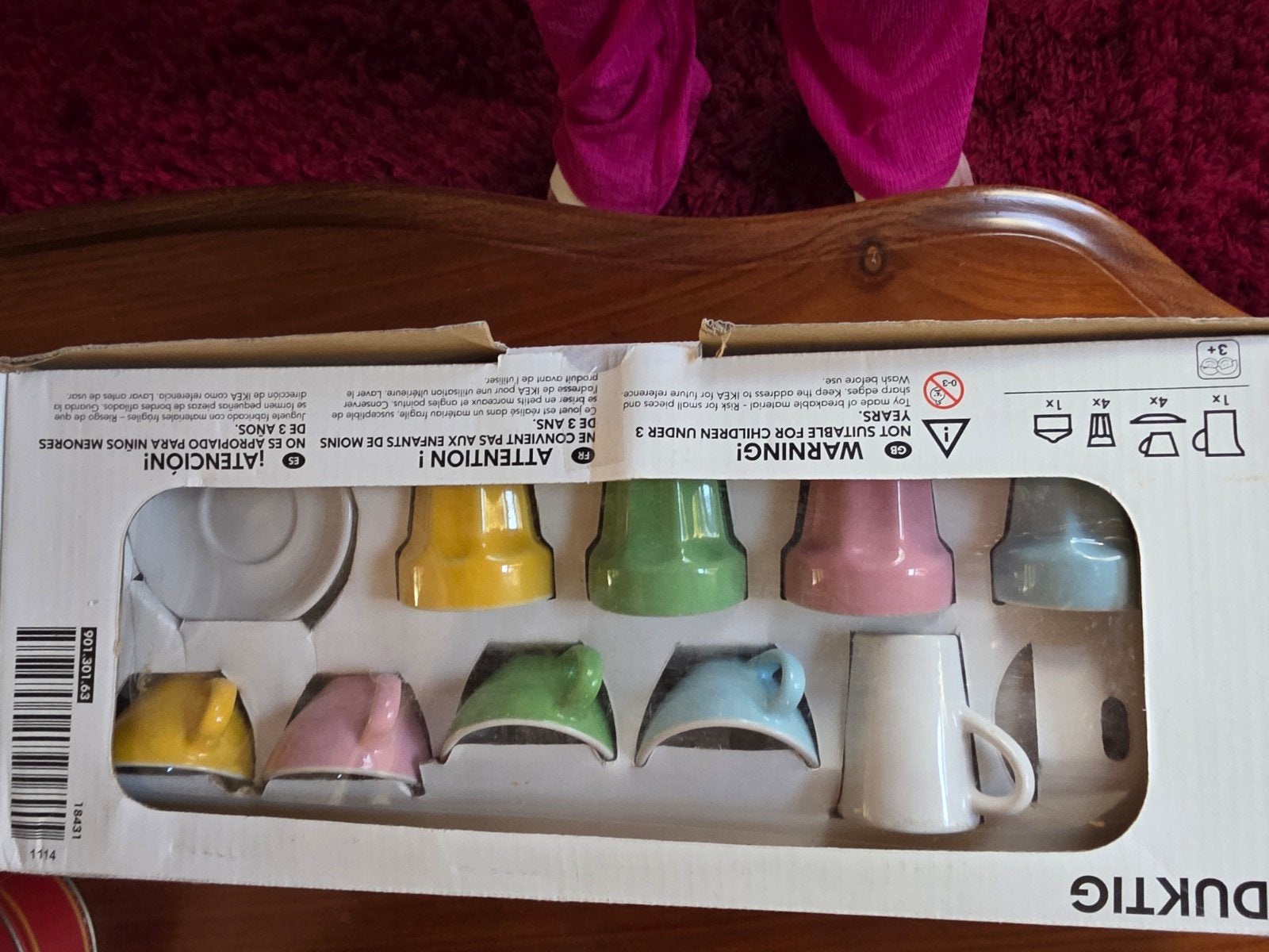 IKEA Duktig Kinder Poppen Servies - Nieuw in doos, Ophalen of Verzenden, Nieuw, Jongen of Meisje