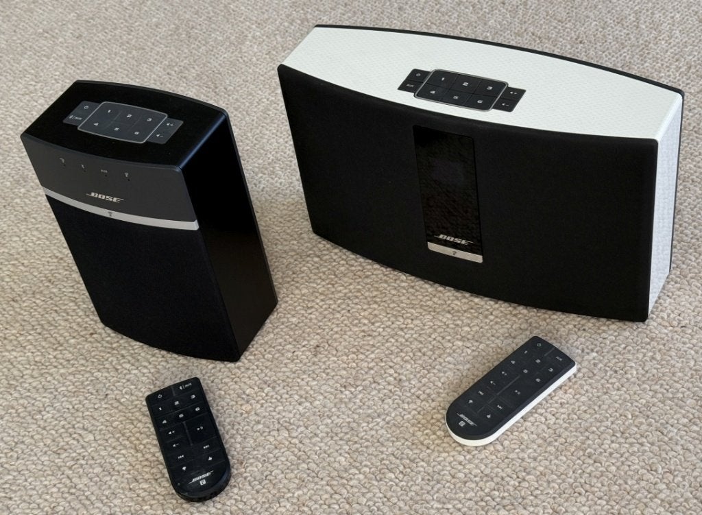 Bose SoundTouch 10 + 20 combi-deal, Ophalen, Stereo speakers, Gebruikt, 60 tot 120 watt