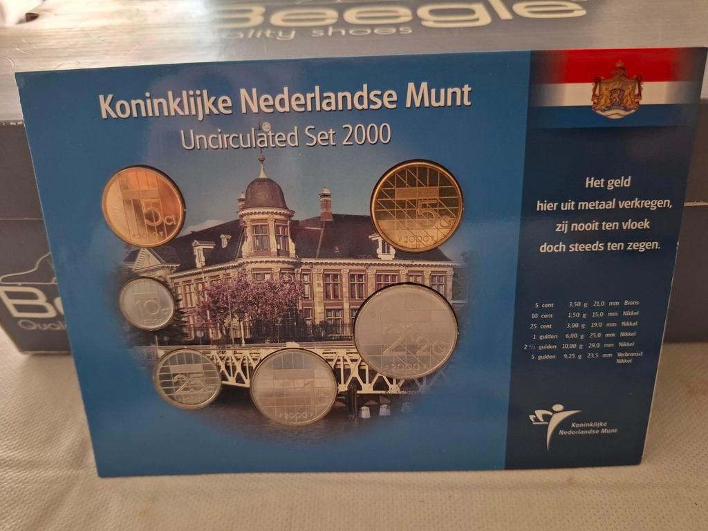 Koninklijke Nederlandse Munt Uncirculated Set 2000, Postzegels en Munten, Munten | Nederland, Setje, Overige waardes, Koningin Beatrix