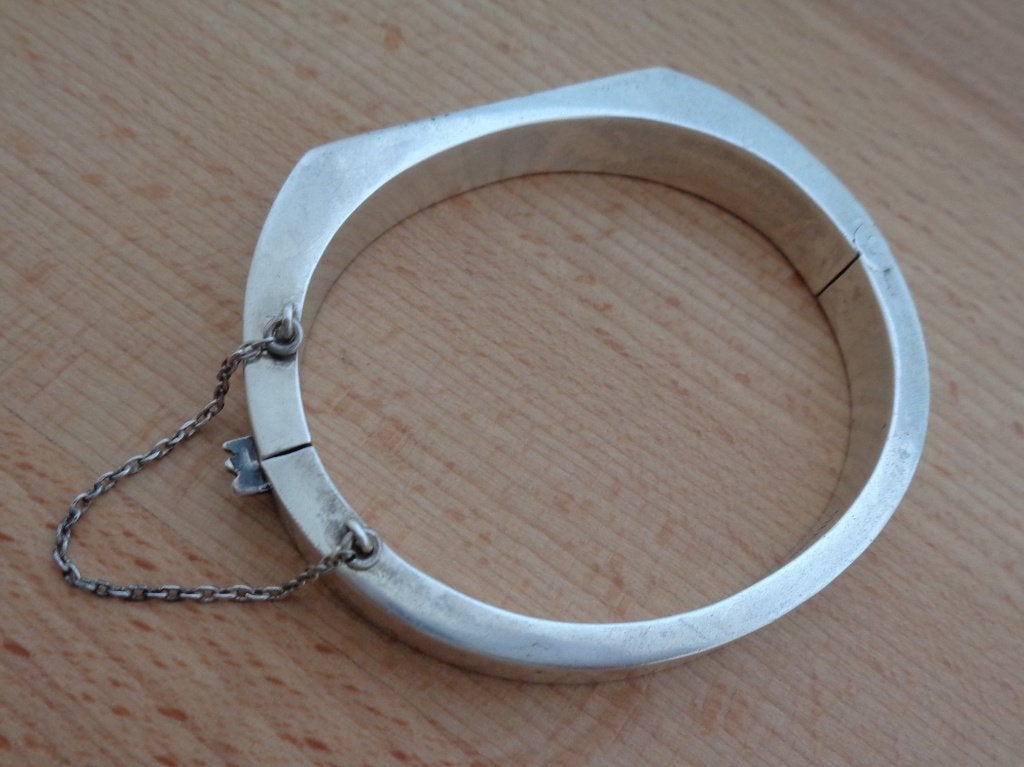 zilveren armband met bloem decoratie [207], Sieraden, Tassen en Uiterlijk, Verzenden, Gebruikt, Zilver, Zilver