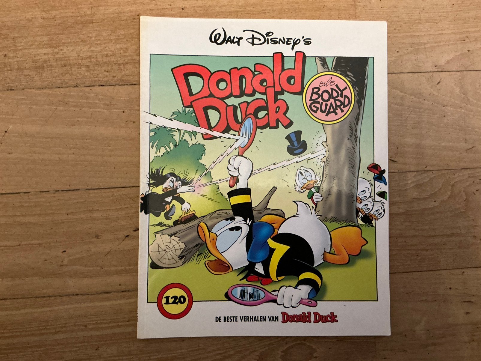 Album 120 Donald Duck als Bodyguard - 1e druk, Eén stripboek, Ophalen of Verzenden, Zo goed als nieuw
