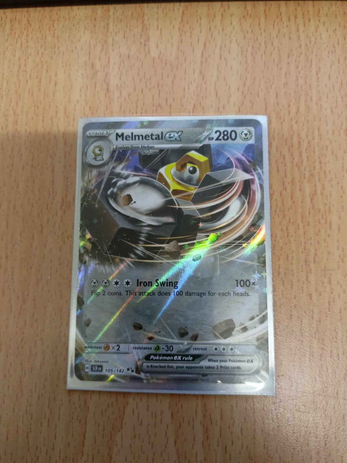 Melmetal ex 105/142, Ophalen, Nieuw, Losse kaart, Foil