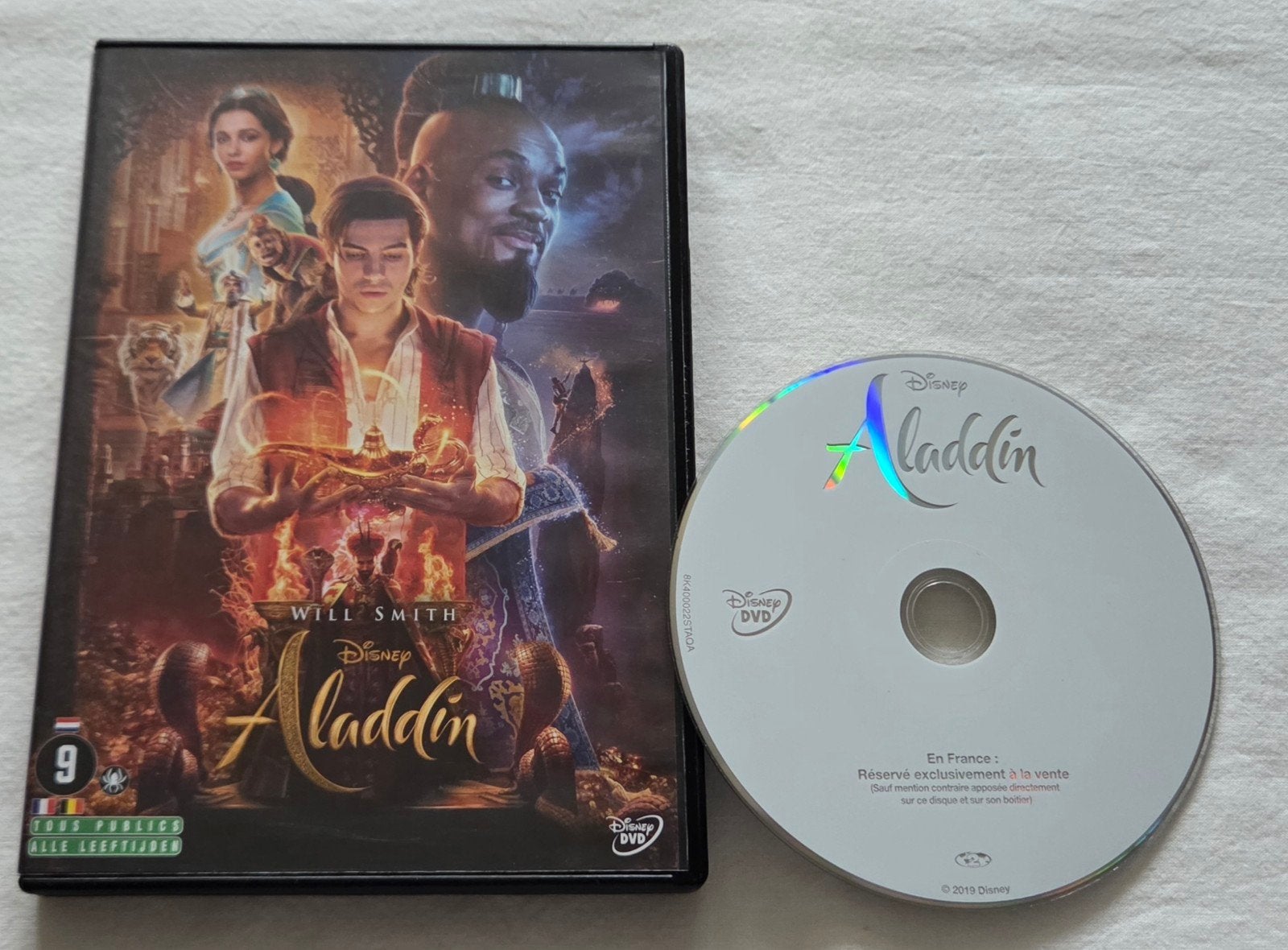 Walt Disney Aladdin Dvd Kinderen/Jeugd, Alle leeftijden, Ophalen of Verzenden, Zo goed als nieuw