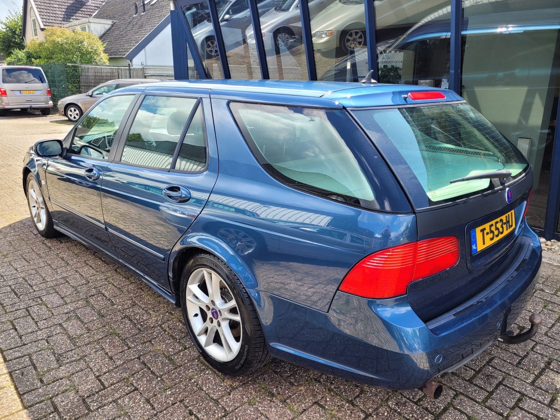 Saab 9-5 Estate 2.3 Turbo Aero APK 02-2027, Zwart, 4 cilinders, 2290 cc, Blauw