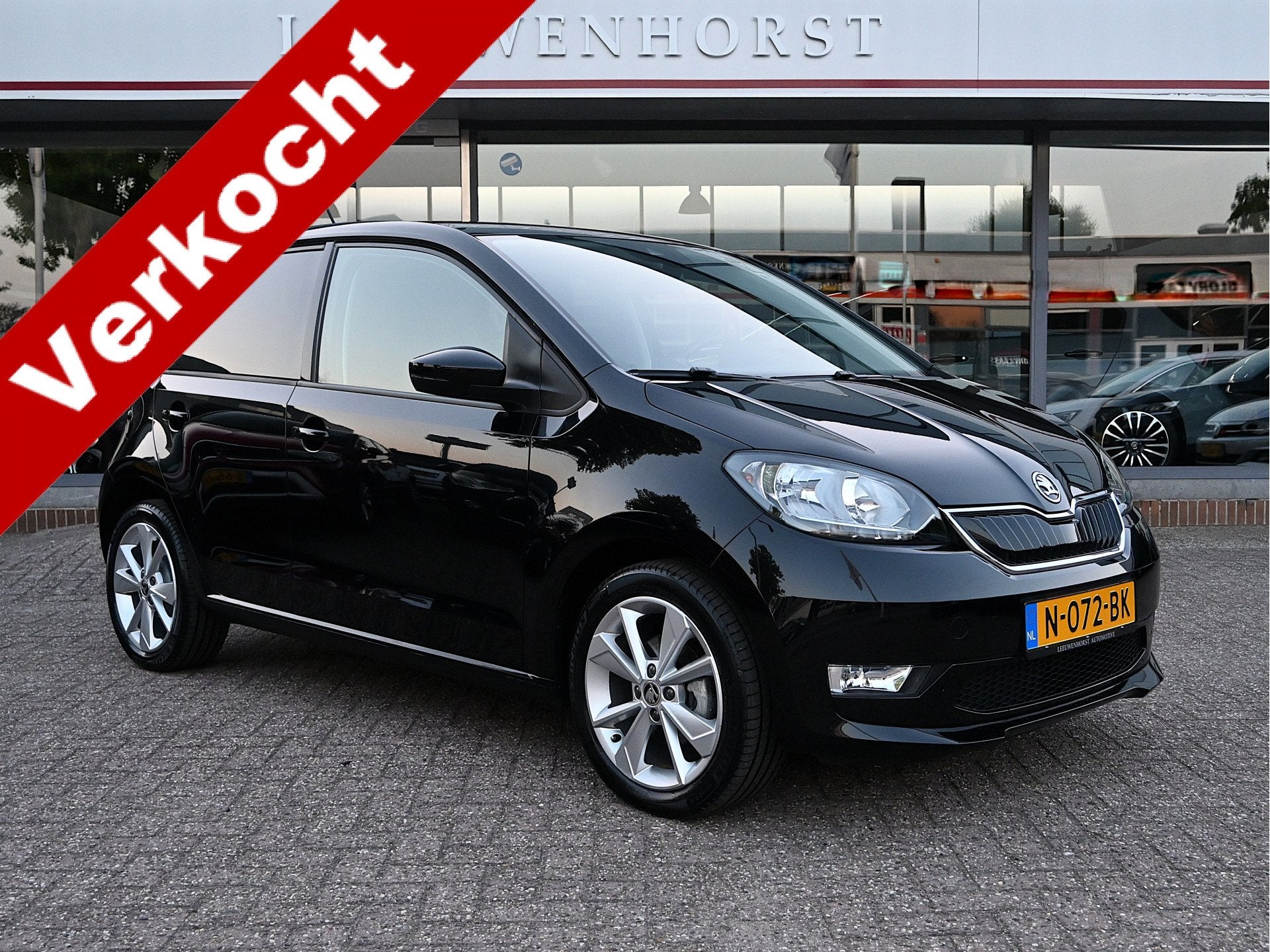 Skoda Citigo e-iV EV Style SOH 94.7%, UNIEKE kilometerstand,, 83 pk, Stof, Zwart, Citigo