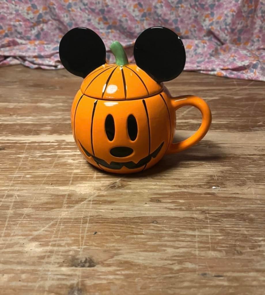 Disney Mickey Mouse Pompoen Mok - Halloween Editie, Verzenden, Mickey Mouse, Zo goed als nieuw, Servies