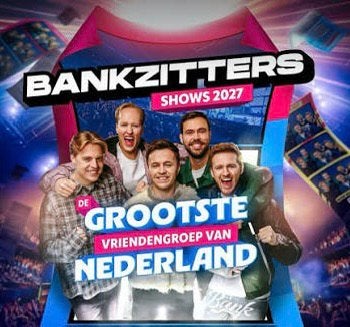 4 kaarten concert Bankzitters zaterdag 6 feb 2027, Tickets en Kaartjes, Evenementen en Festivals, Drie personen of meer