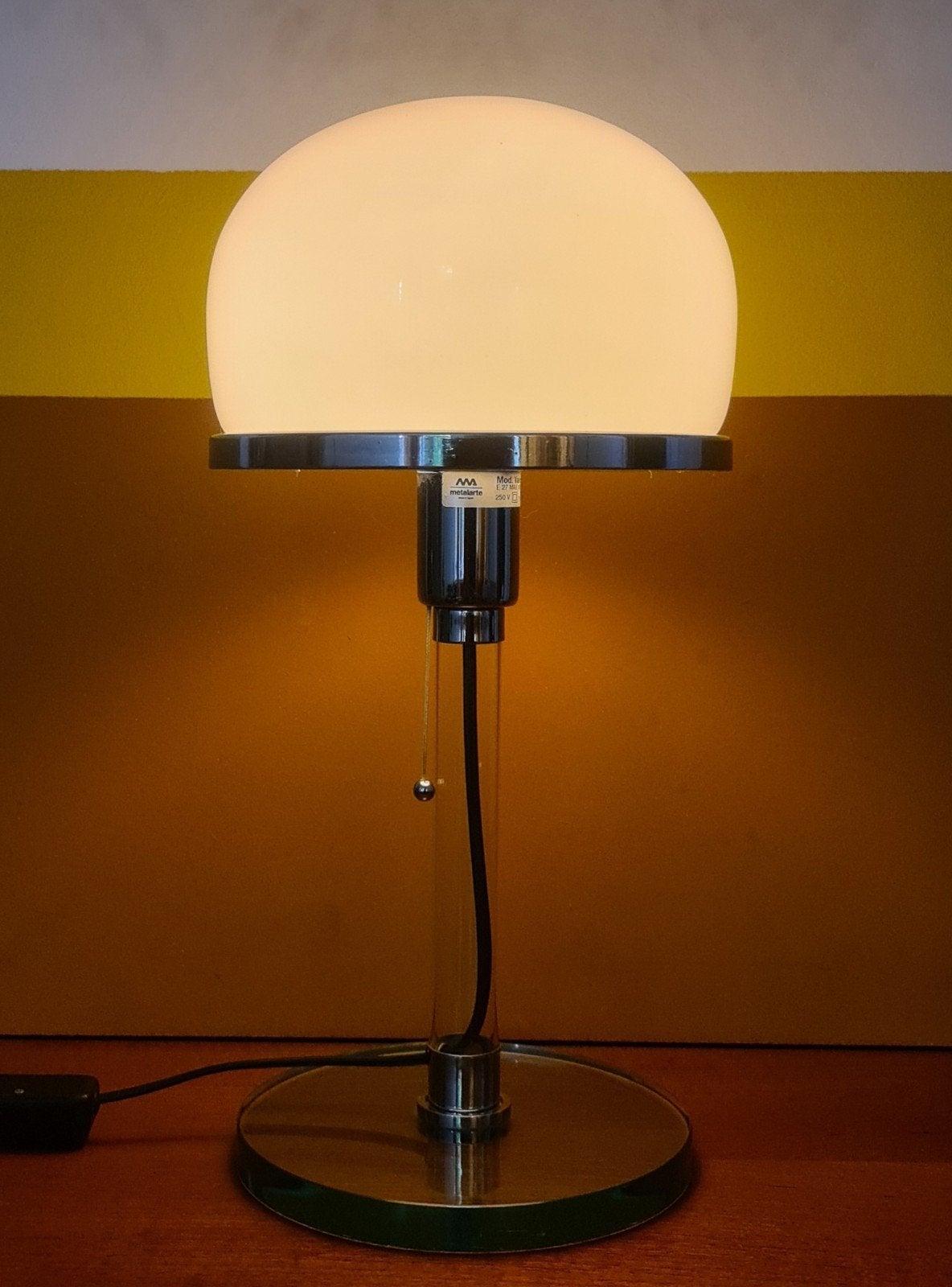 Vintage, design tafellamp Metalarte, Valentino, Bauhaus, Huis en Inrichting, Ophalen, Metalarte