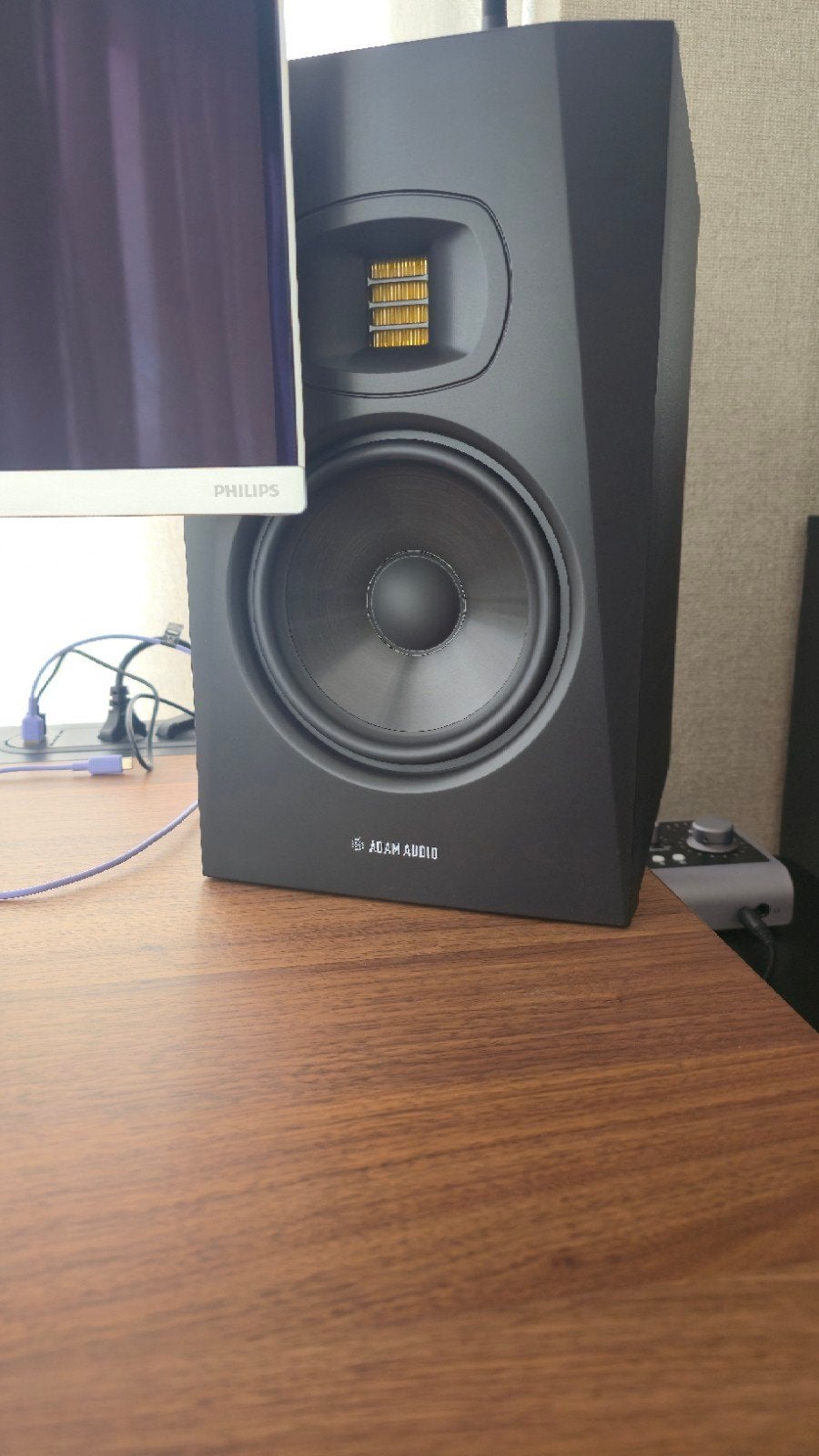2x ADAM Audio T7V Studiomonitor - Zo goed als nieuw, Overige merken, Studiomonitor, 120 tot 150 watt, Ophalen of Verzenden