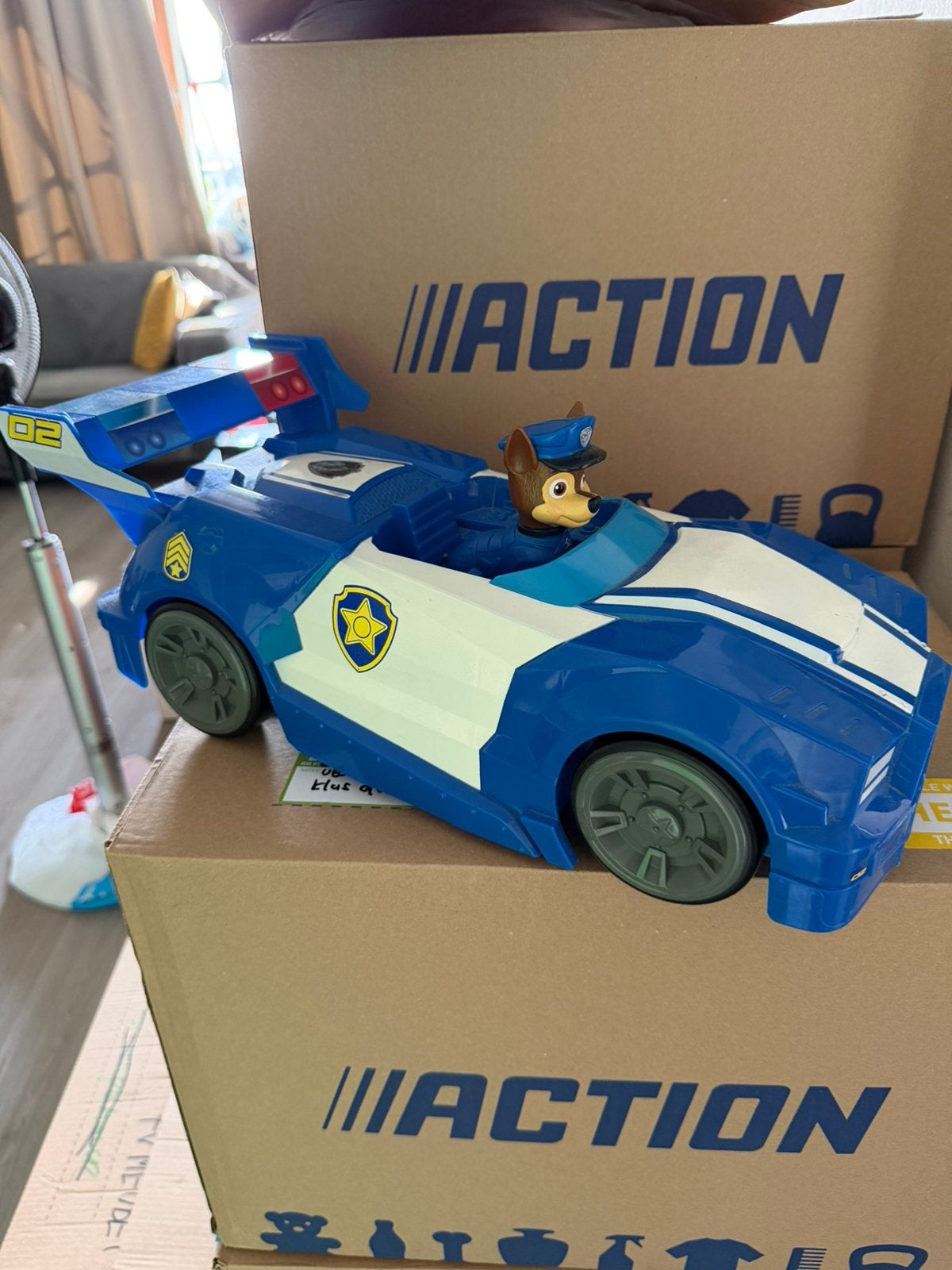 Grote Paw patrol voertuig, Ophalen, Gebruikt