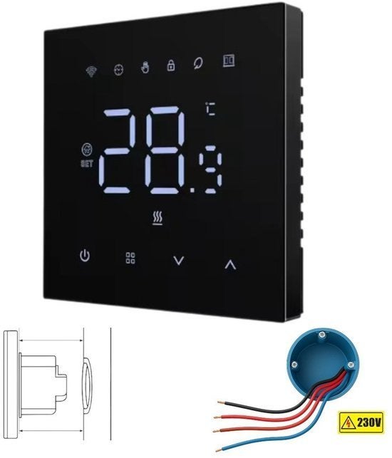 Tuya Smart Home Thermostaat Water Elektrische.., Ophalen of Verzenden, Nieuw