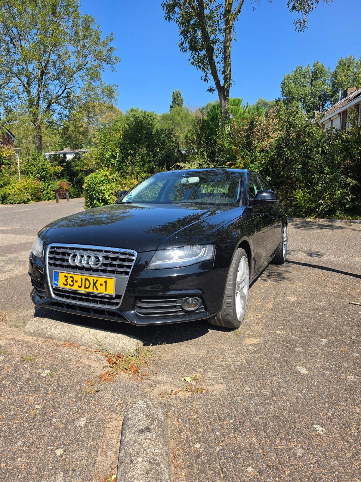 Audi A4 1.8 Tfsi 88KW 2009 Zwart, Auto's, Audi, Stof, Zwart, 4 cilinders, A4