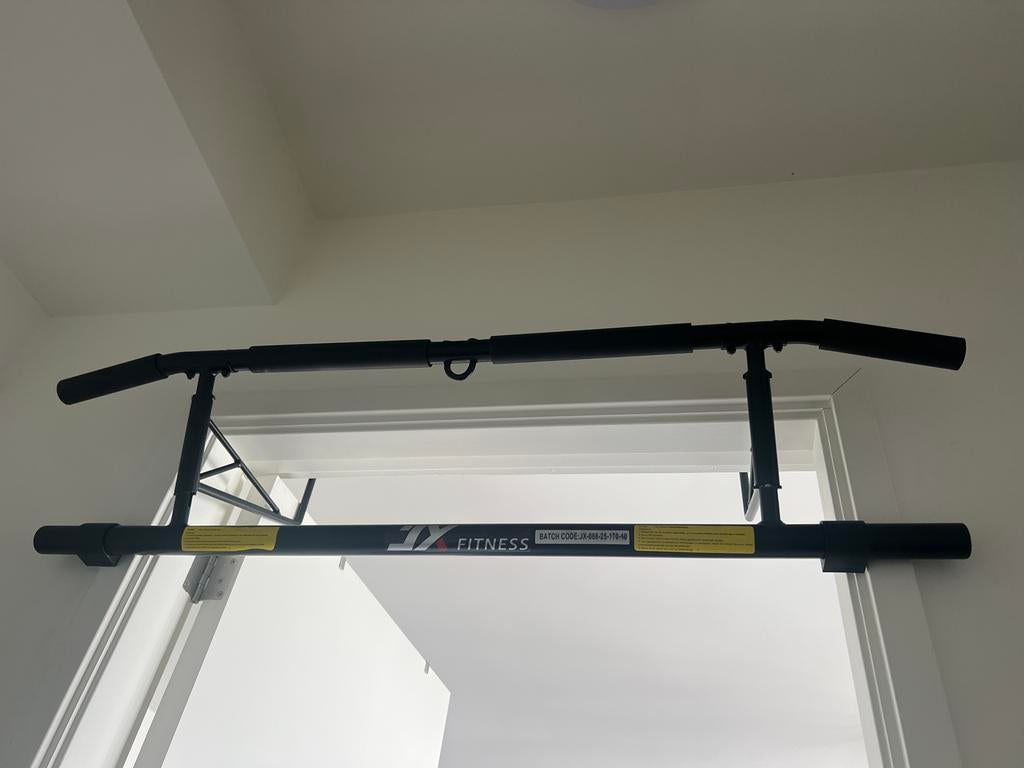 JX Fitness optrekstang voor deurkozijn, Sport en Fitness, Ophalen of Verzenden, Nieuw, Armen, Oprekstang