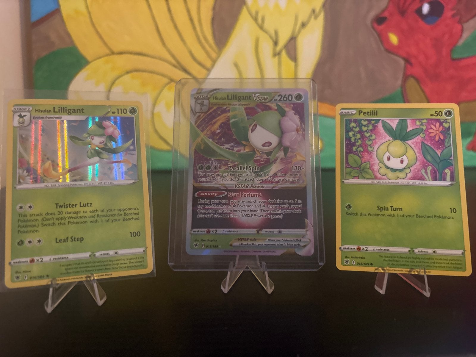 Astral Radiance Pokémon Kaarten: Hisuian Lilligant VSTAR, Ophalen of Verzenden, Zo goed als nieuw, Meerdere kaarten