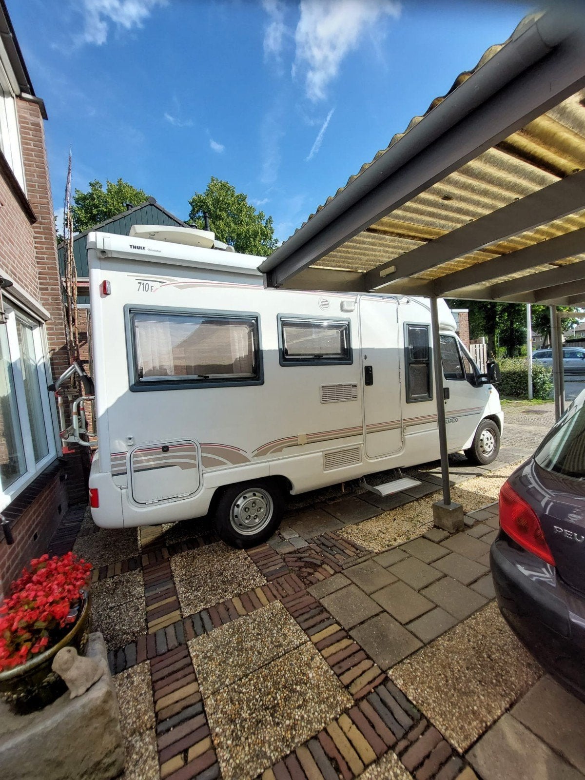 Rapido  wit  diesel fiat 2.8 ID.TD, Rondzit, Fietsenrek, Rapido, Particulier