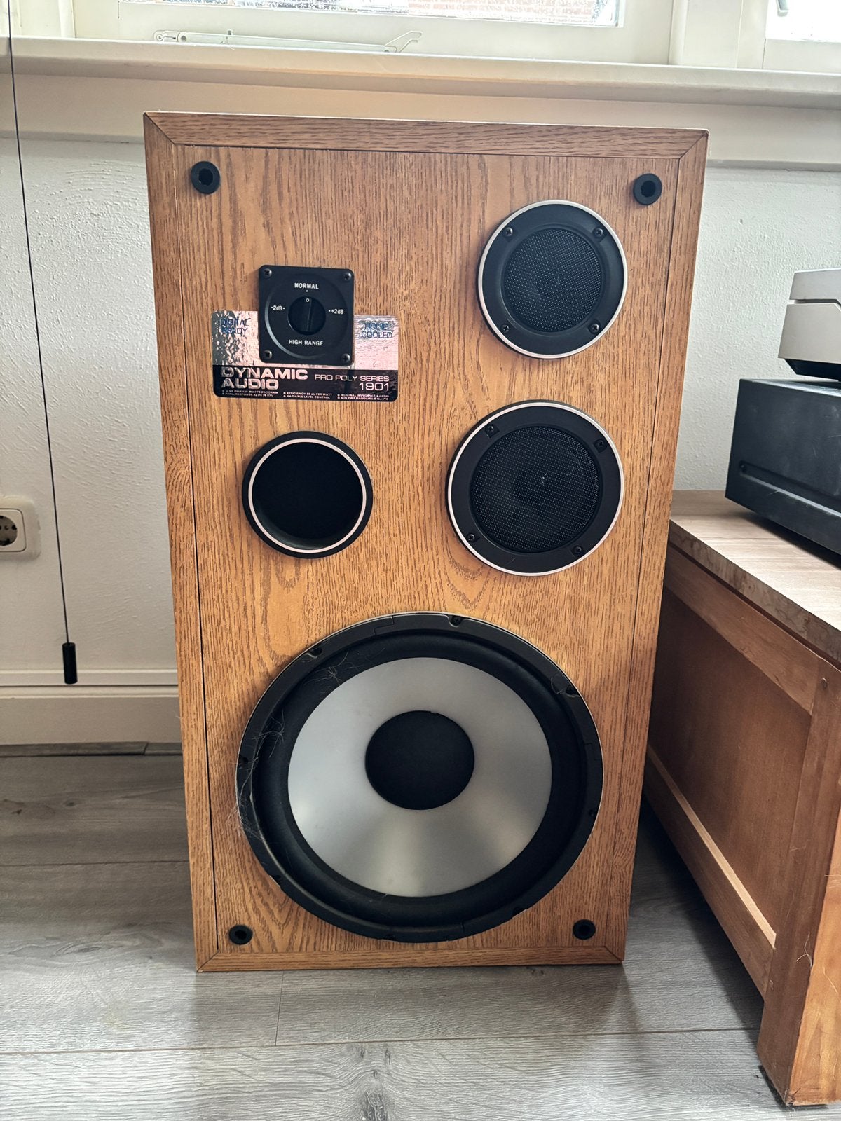 dynamics Audio speakers uit de 70’s te koop!, Audio, Tv en Foto, Luidsprekers, Zo goed als nieuw, 120 watt of meer, Front, Rear of Stereo speakers