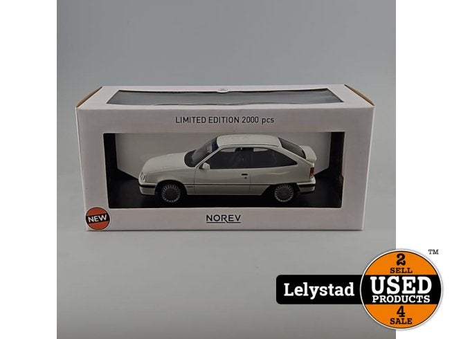 Opel Kadett E GSi 1987 Wit 1-18 Norev Limited 2000 Pieces, Norev, Nieuw, https://www.norev.com/en/contact-us, 70 Chemin des Mouilles, 69290 Craponne, Frankrijk