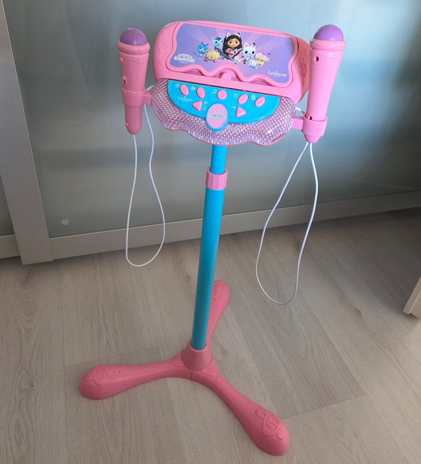 Lexibook Gabby's Poppenhuis Karaoke Microfoonstandaard, Kinderen en Baby's, Ophalen, Zo goed als nieuw, Meisje