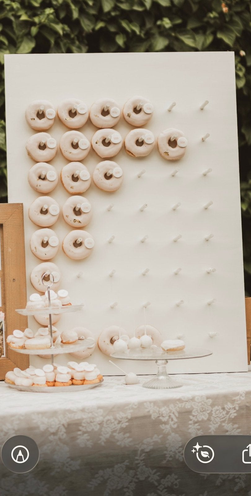 Donut wall donutbord (te huur) bruiloft decoratie, Ophalen, Zo goed als nieuw, Geboorte of Huwelijk