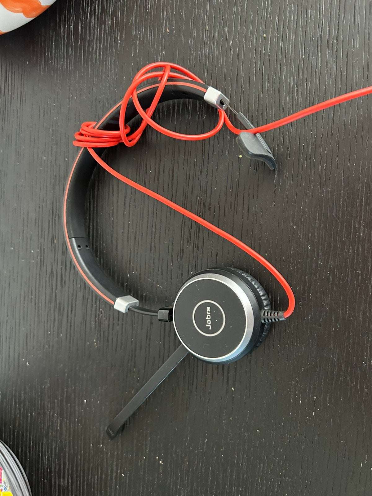 Jabra. Koptelefoon.met. Speaker., Computers en Software, Headsets, Ophalen, Zo goed als nieuw