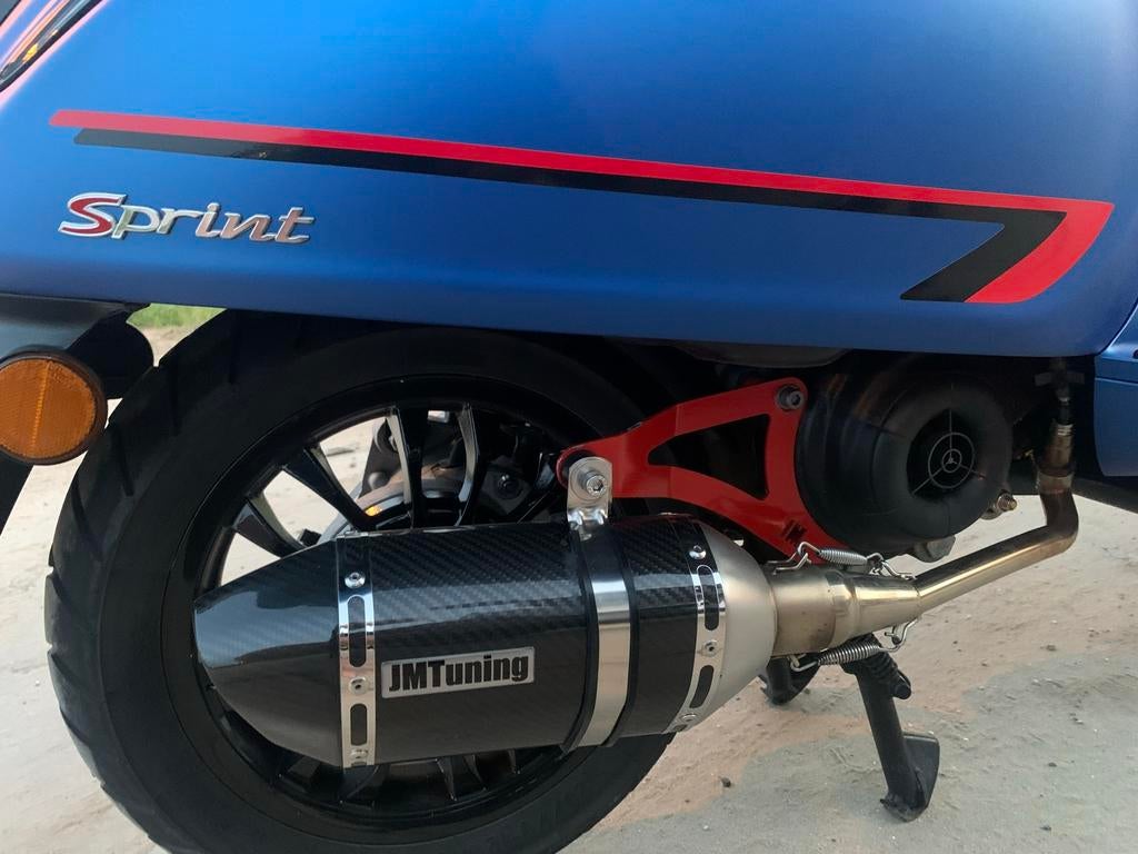 JM tuning uitlaat carbon vespa/zip e4, Ophalen of Verzenden