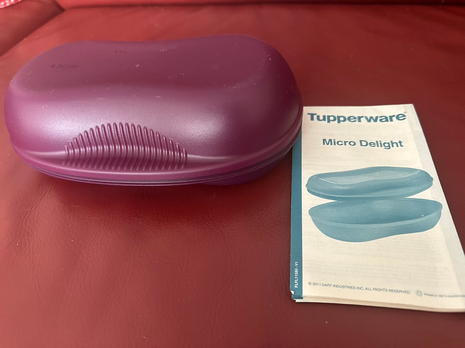 Tupperware Micro Delight Omeletmaker - Paars, Paars, Overige typen, Nieuw, Ophalen of Verzenden