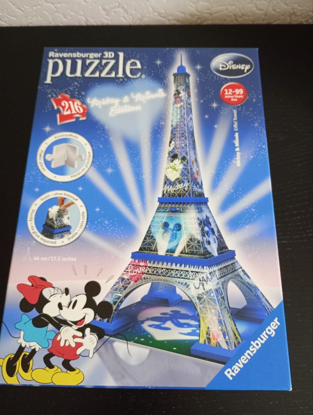 3D puzzel Eiffeltoren, Hobby en Vrije tijd, Denksport en Puzzels, Ophalen, Minder dan 500 stukjes, Gebruikt, Rubik's of 3D-puzzel