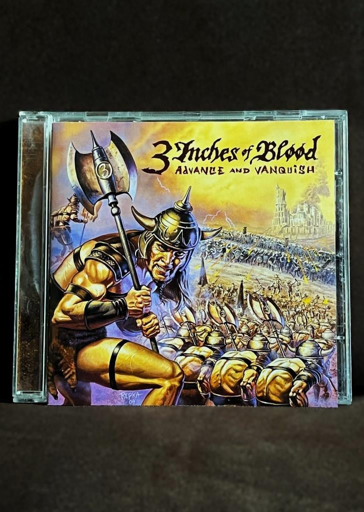 3 Inches Of Blood – Advance And Vanquish (2004, CD), Ophalen of Verzenden, Zo goed als nieuw