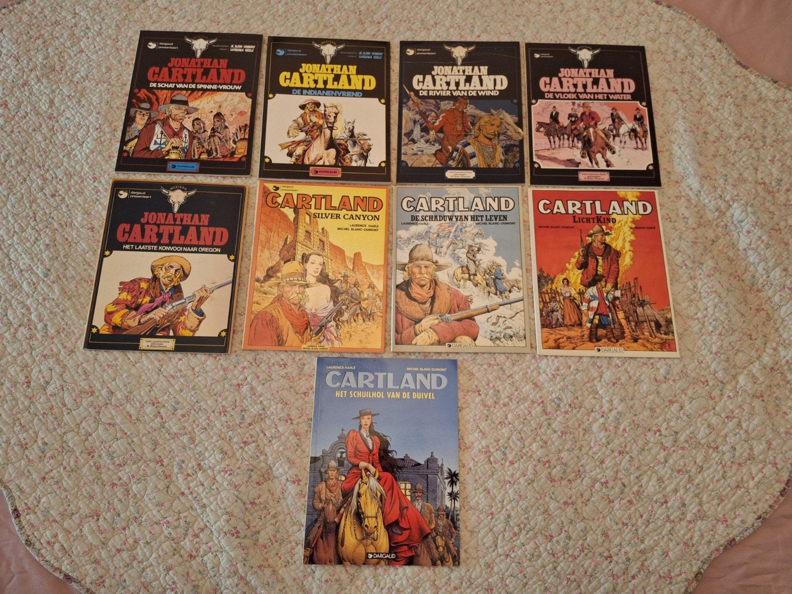 Jonathan Cartland 9 stripboeken laurence, Boeken, Meerdere stripboeken, Ophalen of Verzenden