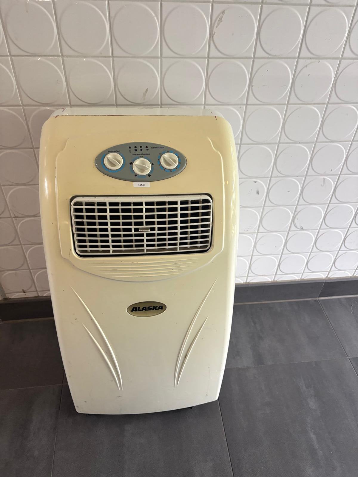 Mobiele airco alaska, Ophalen, Gebruikt, Minder dan 60 m³, 3 snelheden of meer