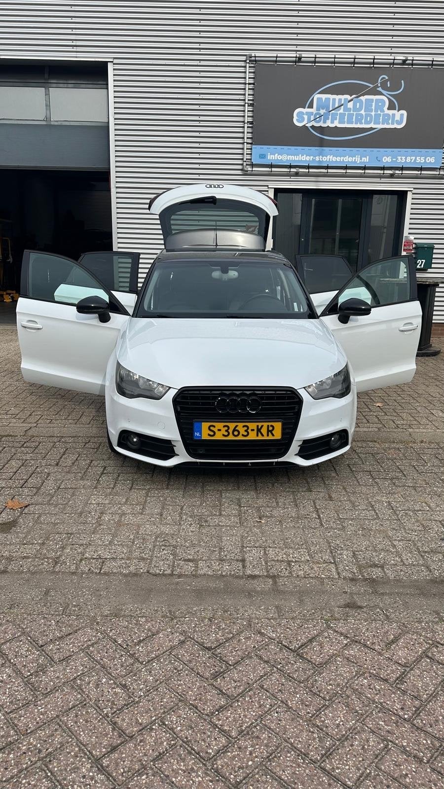 Audi A1 1.4 Tfsi 90KW Sportback 2012 Wit, Auto's, Voorwielaandrijving, A1, 4 cilinders, 4 stoelen