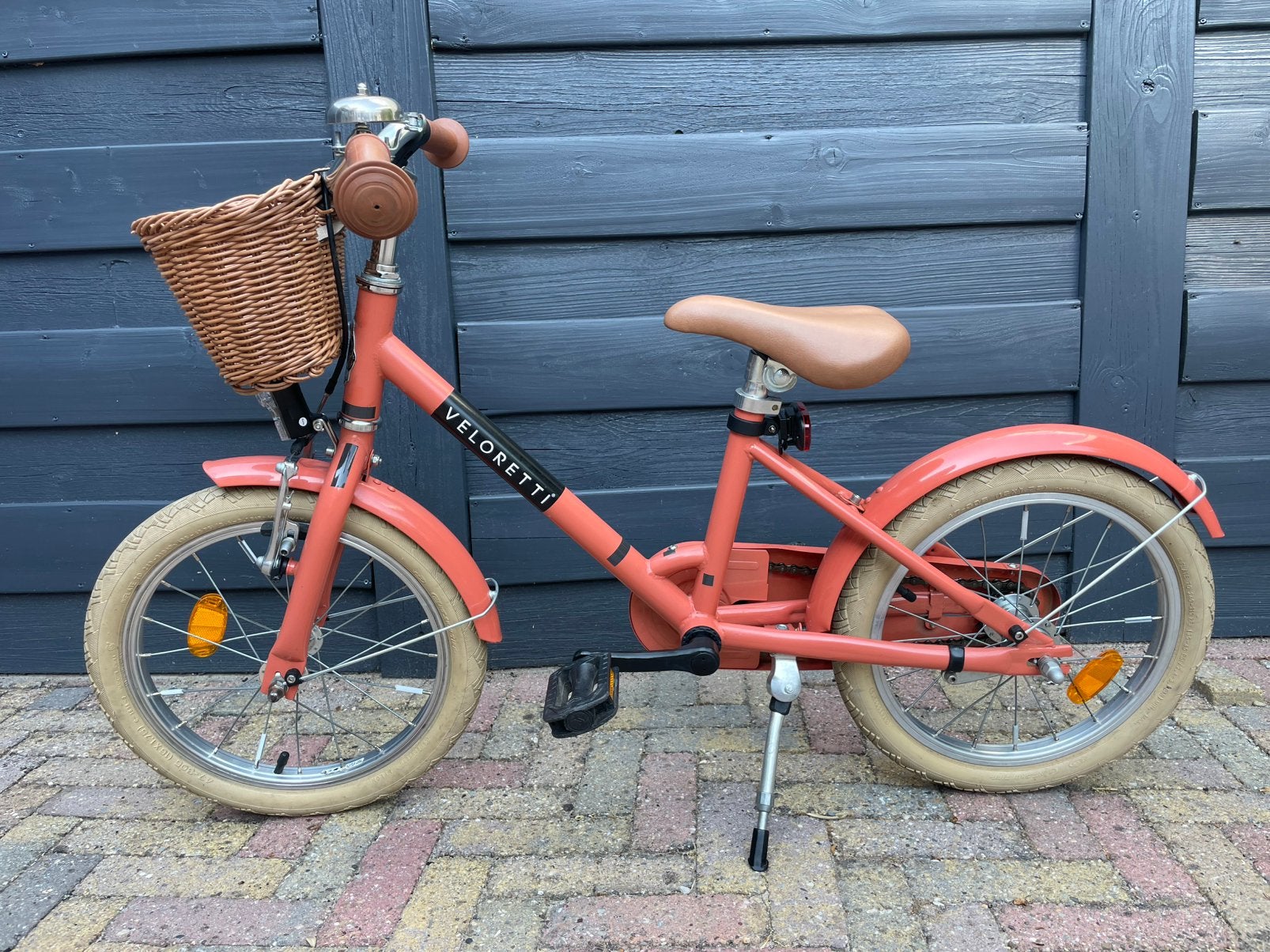 Veloretti maxi 16 inch kinderfiets, Fietsen en Brommers, Fietsen | Kinderfietsjes, Gebruikt, 16 tot 20 inch, Terugtraprem, Ophalen