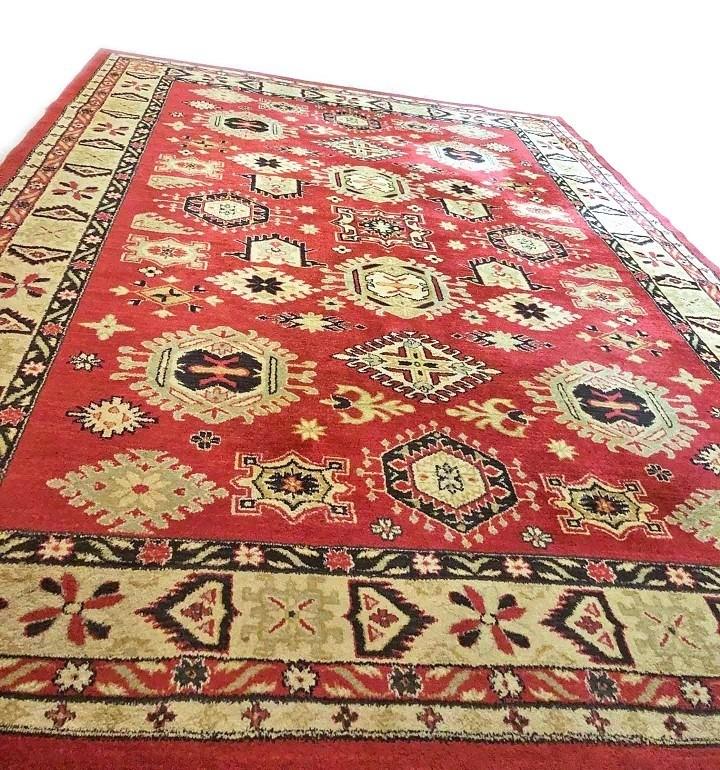 Grote Perzisch tapijt - Oosters vloerkleed wol kazak, Huis en Inrichting, Gebruikt, 200 cm of meer, Ophalen of Verzenden, 200 cm of meer