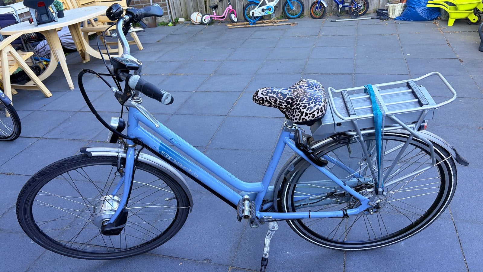 Sparta E-bike - Lichtblauw - Gebruikt, Fietsen en Brommers, Sparta, Gebruikt, Ophalen of Verzenden, 51 tot 55 cm