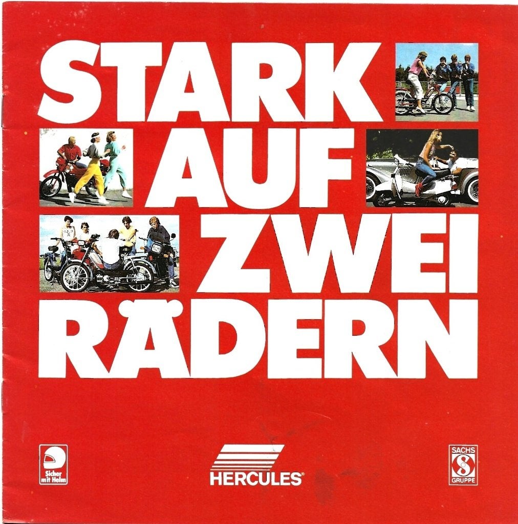 Hercules Zwei Rädern bromfiets Mofa motor (8048z), Verzenden, Zo goed als nieuw