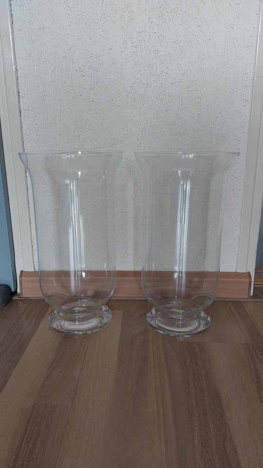 2x windlicht, Ophalen, Gebruikt, Glas, Windlicht