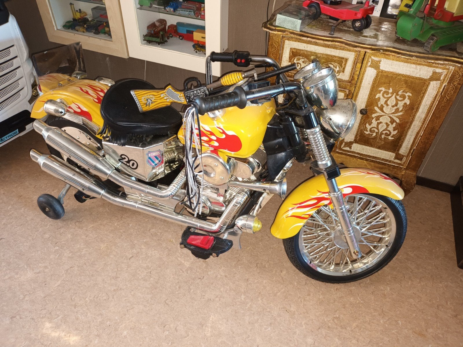 Harley davidson Chopper. feber. Spain.