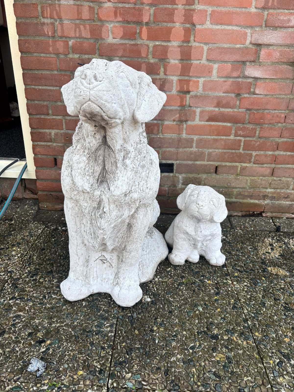 Mooie honden beelden, Ophalen, Zo goed als nieuw, Kunststof