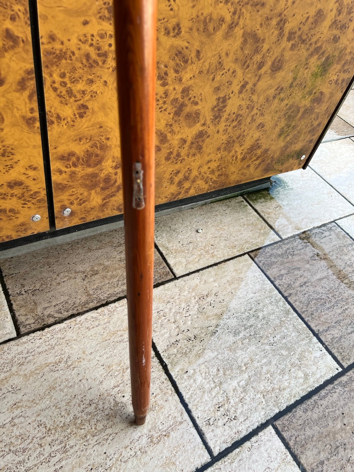 Vlaggenstok hout 130 cm, Diversen, Ophalen, Gebruikt