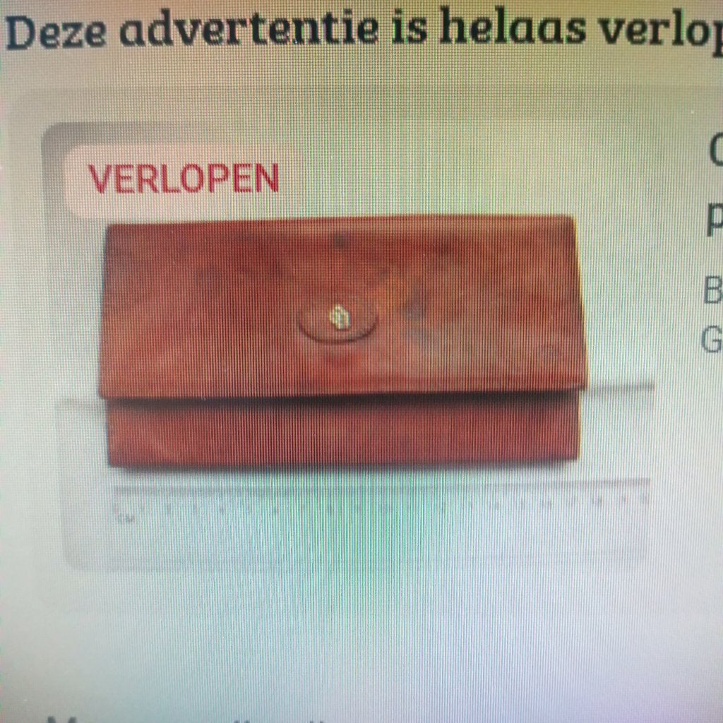 portemonnee, Overige merken, Gebruikt, Bruin, Verzenden