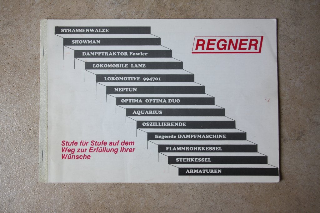 Vintage Regner catalogus. Stufe für Stufe auf dem Weg., Zo goed als nieuw, Catalogus, Regner, Ophalen of Verzenden