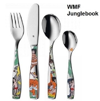 WMF Kinderbestek Jungleboek, Dieren, Safari, Kabouters, Verzenden, Nieuw, Rvs of Chroom