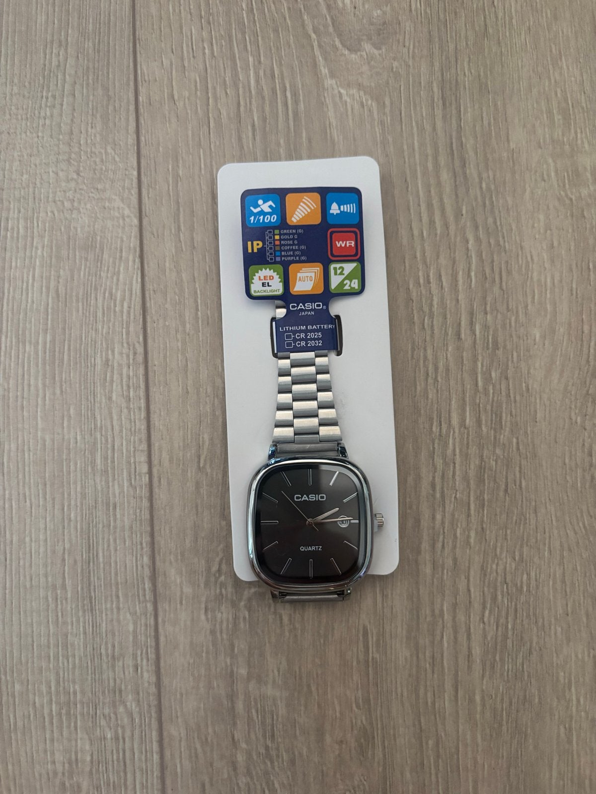 Nieuw Casio Horloge - Stijlvol en Betrouwbaar, Ophalen, Casio, Staal, Polshorloge